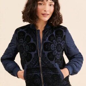 EUC - Anthropologie Clemence Quilted Bomber Jacket (Small)